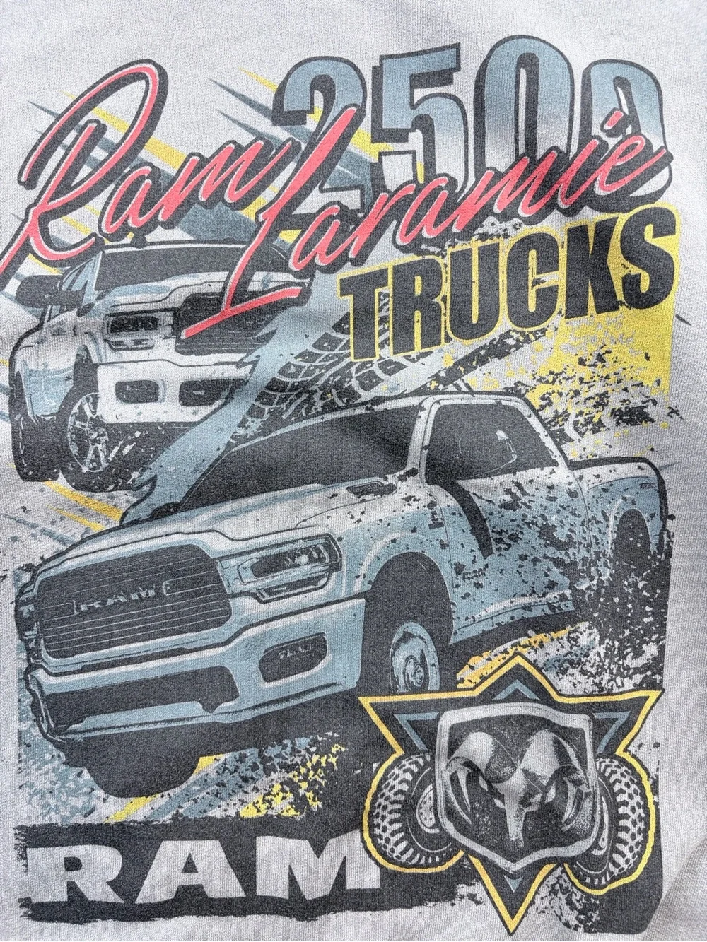 Laramie Trucks Gray Crewneck Sweatshirt
